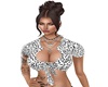 Gina C Sexy Top Zebra