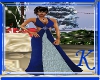 [K] Blue Evening Gown