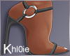 K grey heels