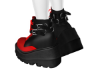 Red Goth Boots