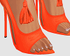 Orange Safari Heels