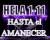 HASTA el AMANECER