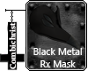 Black Metal Rx Mask
