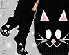*L* Kitty Socks -Black-