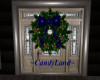 ~CL~HOLIDAY WREATH /BLUE