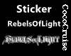 RebelsOfLight Sticker
