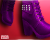 $ . Purple Studded Boots