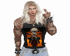 MUSCLED+TATOO FIRE SKULL