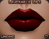 !A Undine Lips  Dark Red