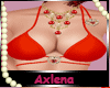 AXL OrangeRed Charm Kini