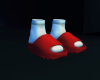 Yeezy Red/White Socks