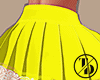 Lace l Lemon  Mini Skirt