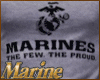 M| Marines Shirt Grey