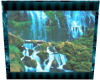 Teal Animated Waterfall