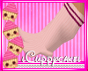 !C Berry Light Pink Sock