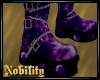 Purple Gothic Boots