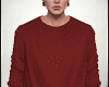 Loose Sweater Red