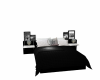 Bed with poses/ blk&wht