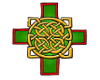 Celtic cross sticker