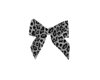 b&w leopard