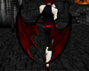 red black demon wings