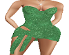 Green Vines Party Dress