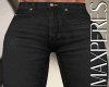 Plaid Jeans Black S