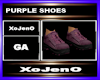 PURPLE SHOES