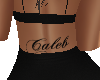 Caleb lower back tattoo