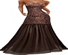 POMPEA BROWN GOWN
