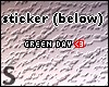 *S* Green Day Sticker