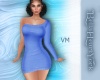 Blue Sweater Dress -VM