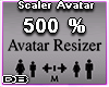 Scaler Avatar *M 500%