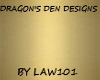 reflective dragon sign