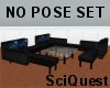 Black NO Pose Sofa Set