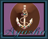 Jeweled Anchor Earings