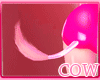 COW PINK TAIL KAWAII 3D