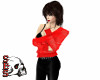 *S* Lace Sweater Red