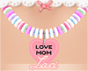 ♡ love mom necklace