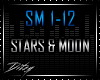 {D Stars & Moon