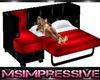 Red Livin Rm Sofa Bed