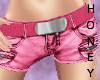 *h* Army Shorts Pink