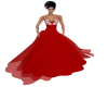 red trigger gown