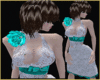 Romance White Lace -Blue