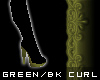 rm -rf Black/Green Curls