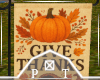 Give Thanks Garden Flag