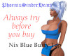 Nix Blue Busty Top