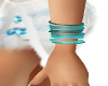 AC*Teal bracelets