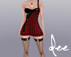 !D Red Plaid Overall