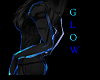glow blue body outline